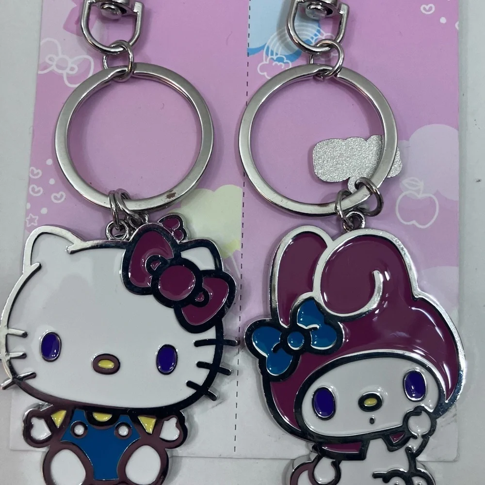 Hello Kitty and My Melody Keychains